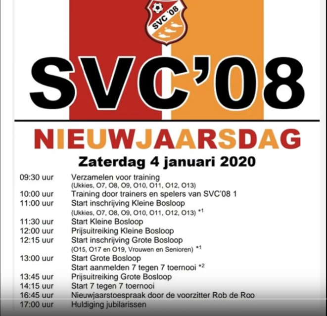 Nieuwjaarsactiviteiten